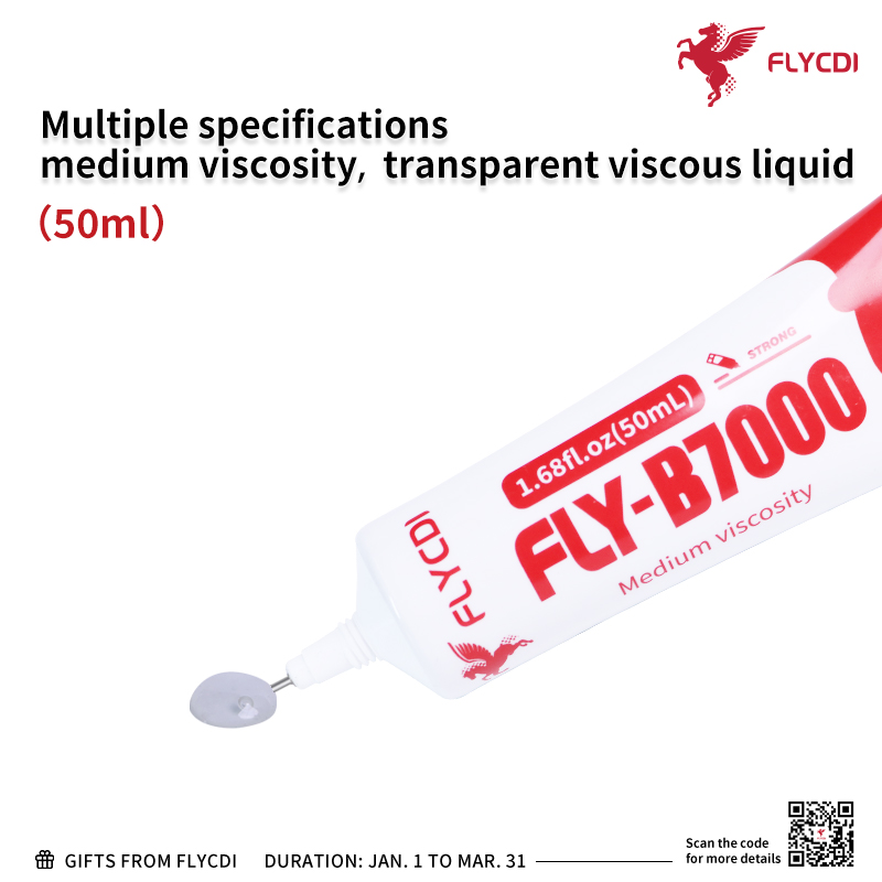 FLY-B7000 Multipurpose Soft transparent Adhesive