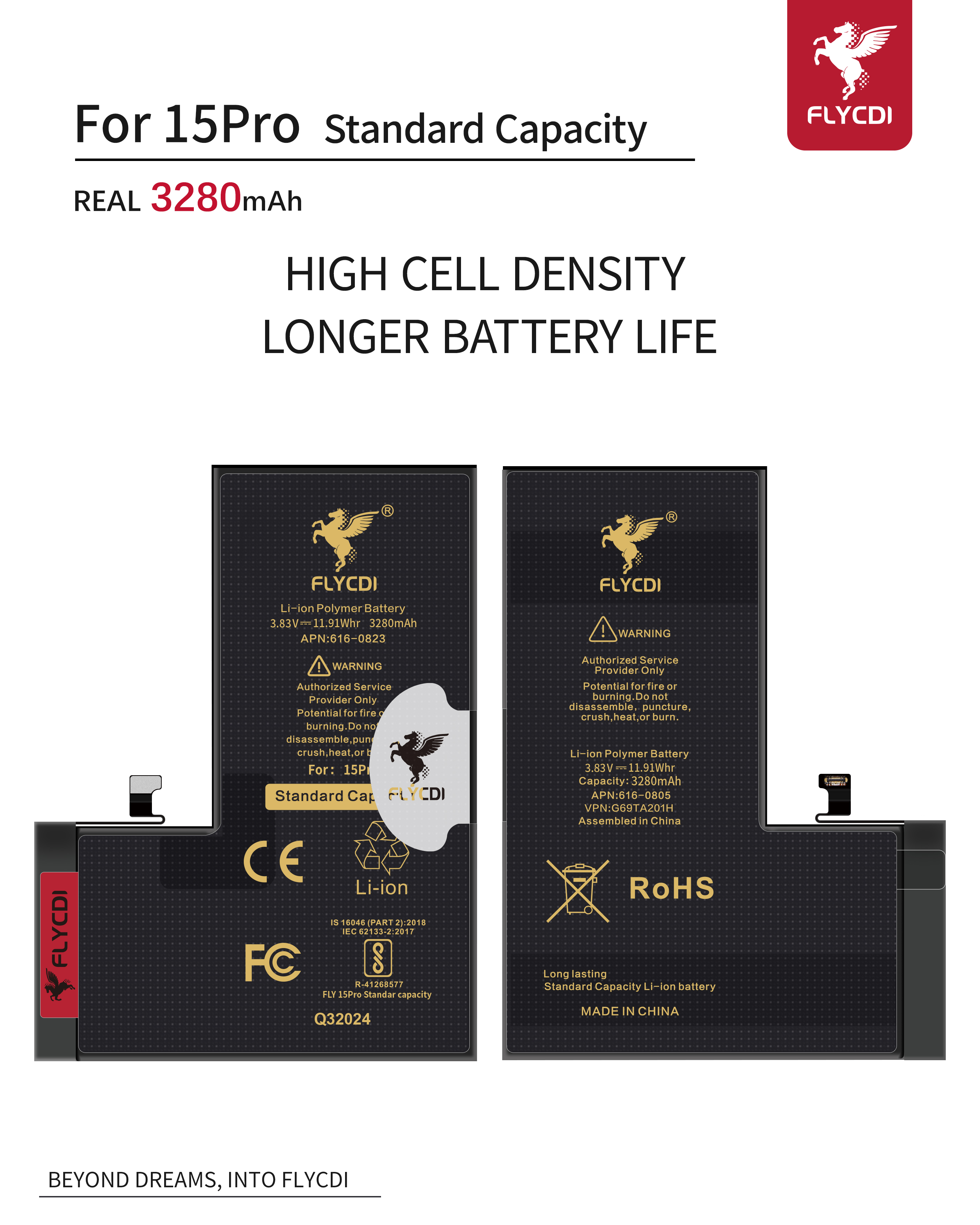 15 Pro Standard Capacity 