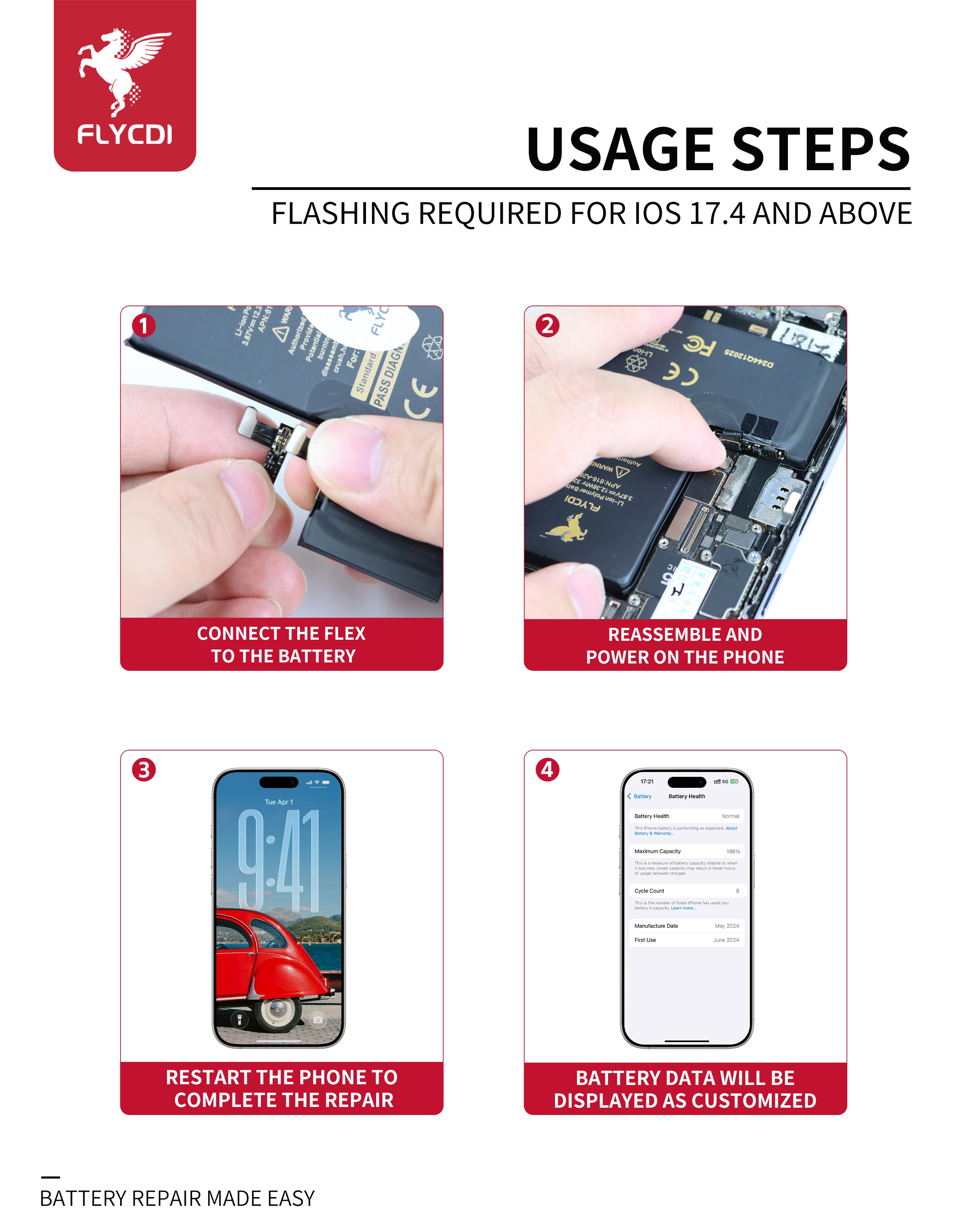 External Battery Repair Flex - 9