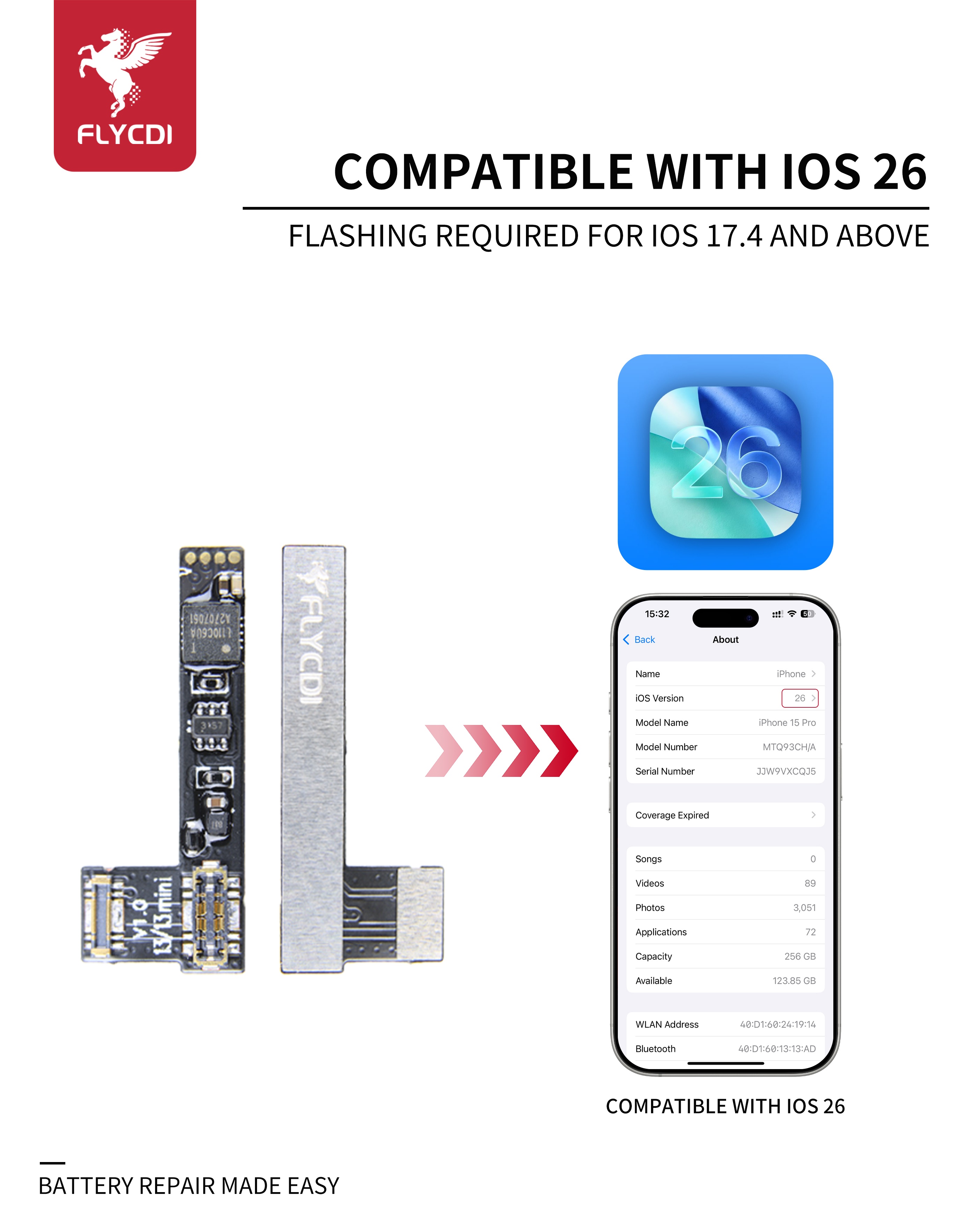 External Battery Repair Flex - 4